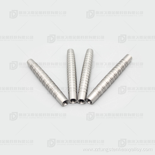 Tungsten alloy darts for indoor sport